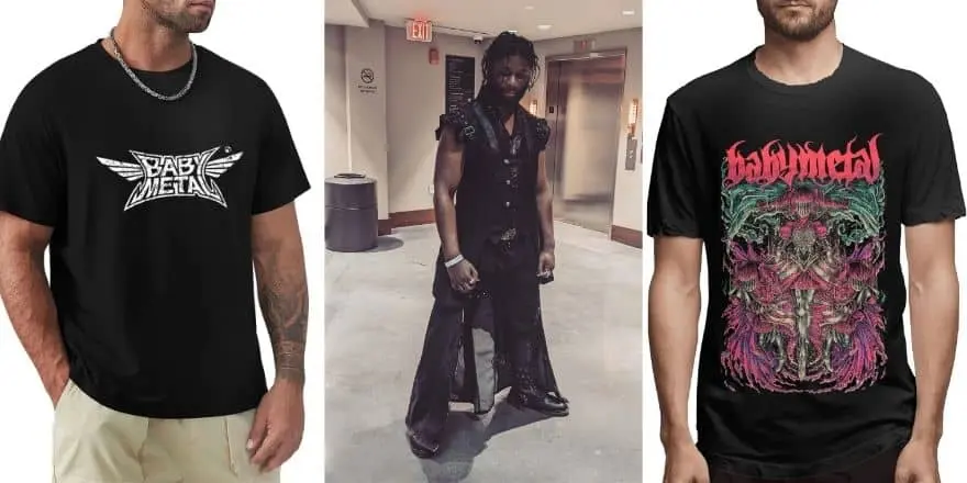 BabyMetal Concert Outfit - Men’s Concert Outfit Ideas - Red Surge Apparel