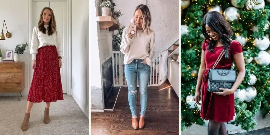 Christmas Eve Church Outfit - Women’s Outfit Ideas - Red Surge Apparel