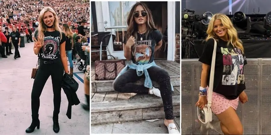 Dave Matthews Band Concert Outfit - Women’s Concert Outfit Ideas - Red Surge Apparel