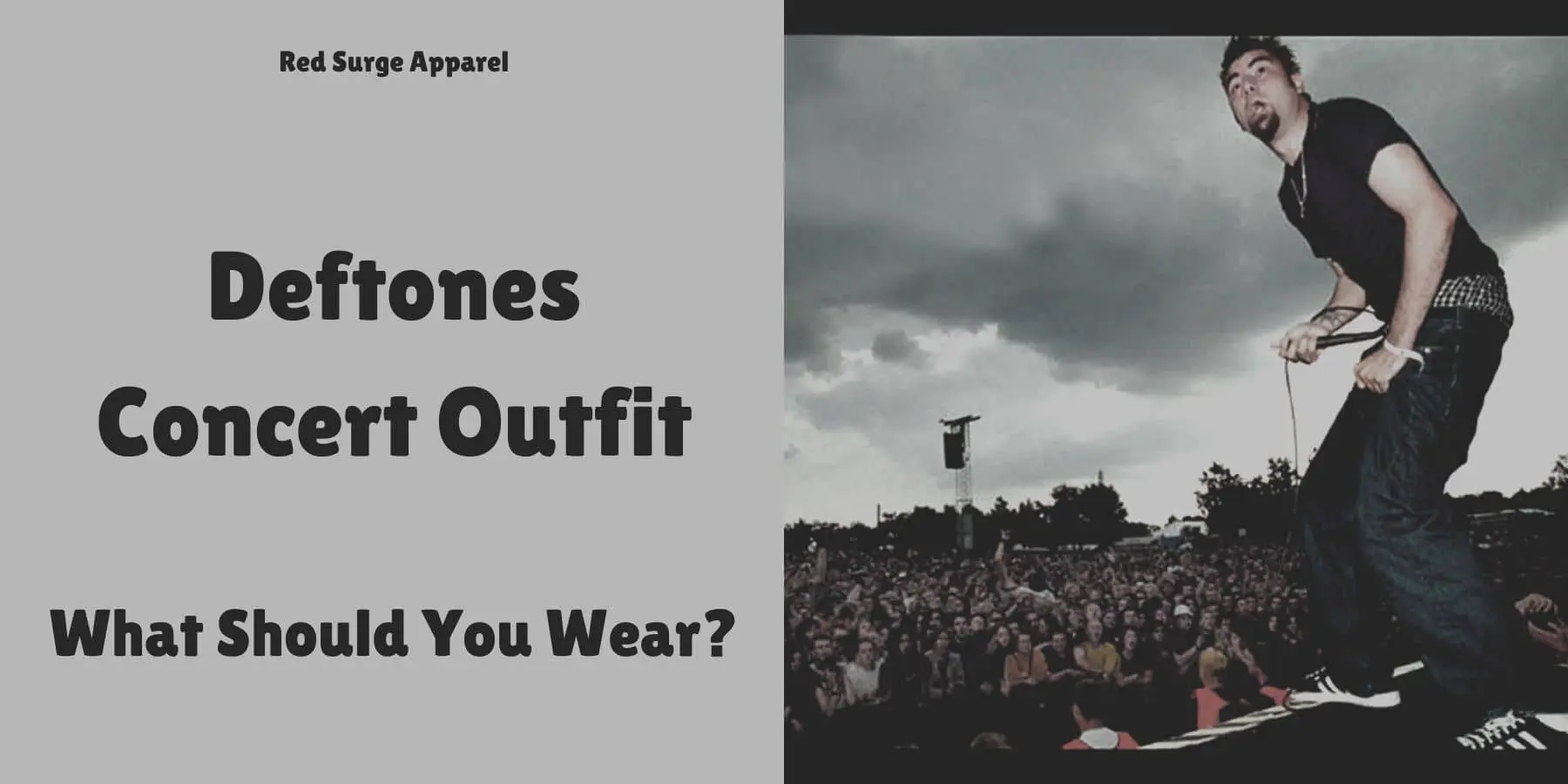 Deftones Concert Outfit - What Should You Wear? - Red Surge Apparel