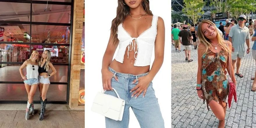 Treaty Oak Revival Concert Outfit - Women’s Concert Outfit Ideas - Red Surge Apparel