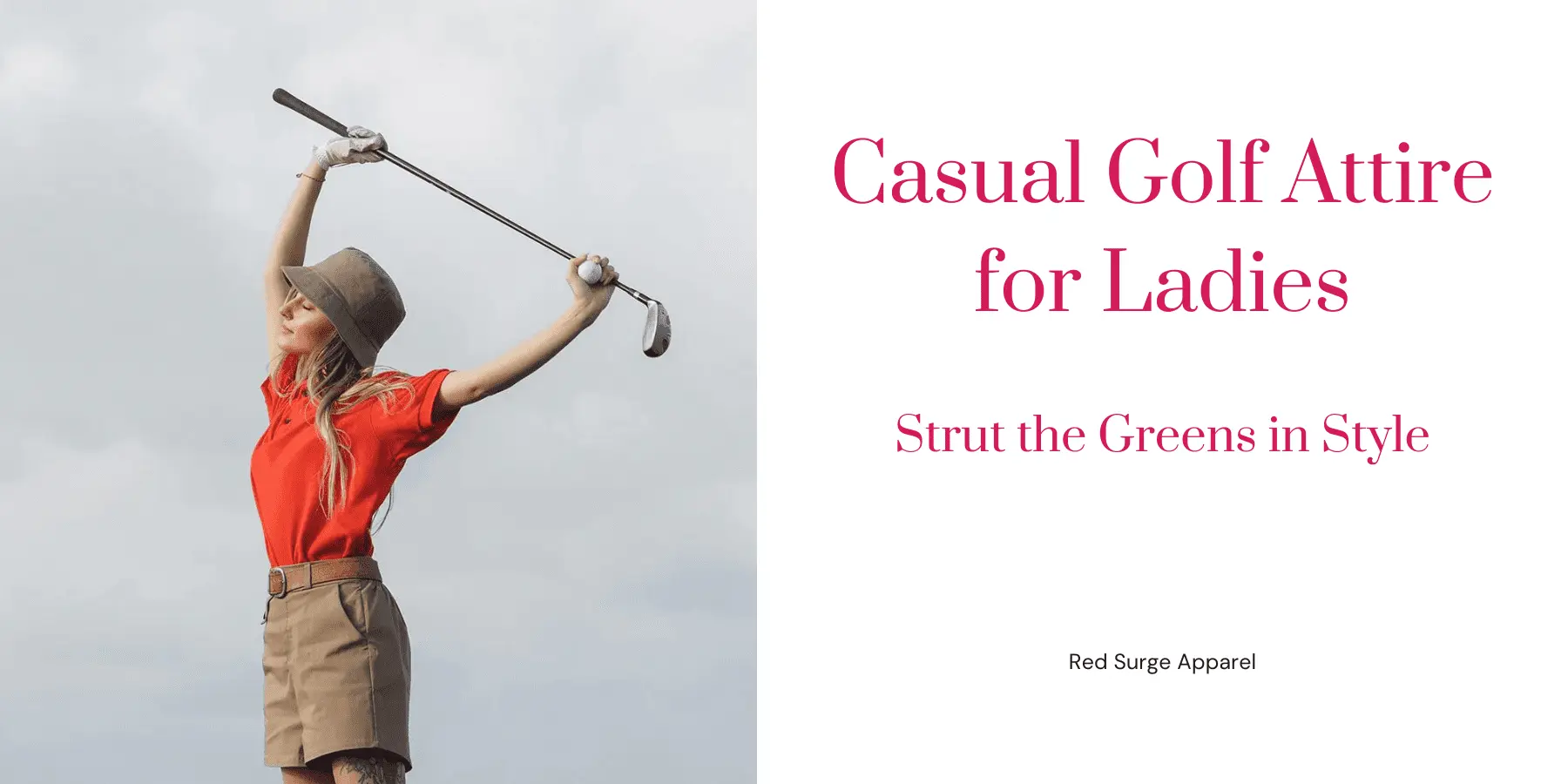 Casual Golf Attire for Ladies - Strut the Greens in Style - Red Surge Apparel