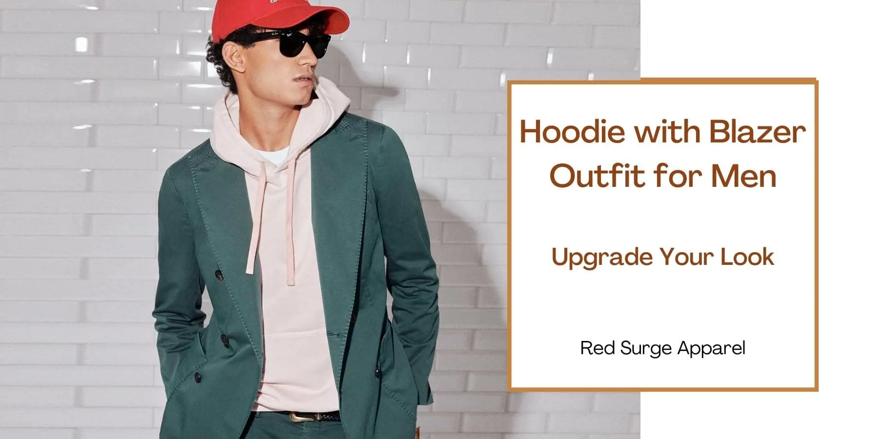 Hoodie with Blazer Outfit for Men - Upgrade Your Look - Red Surge Apparel