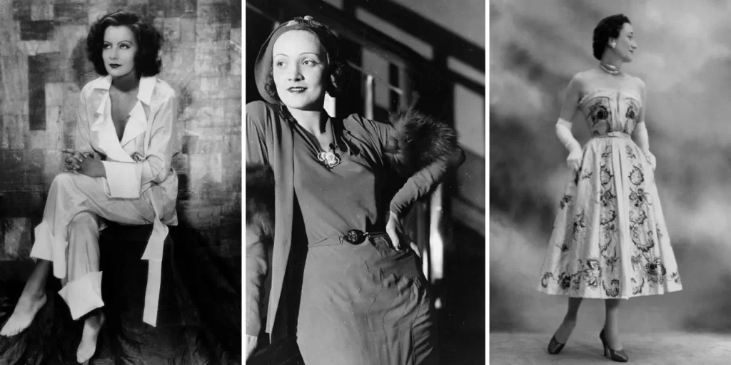 Greta Garbo - Marlene Dietrich - Wallis Simpson - Red Surge Apparel