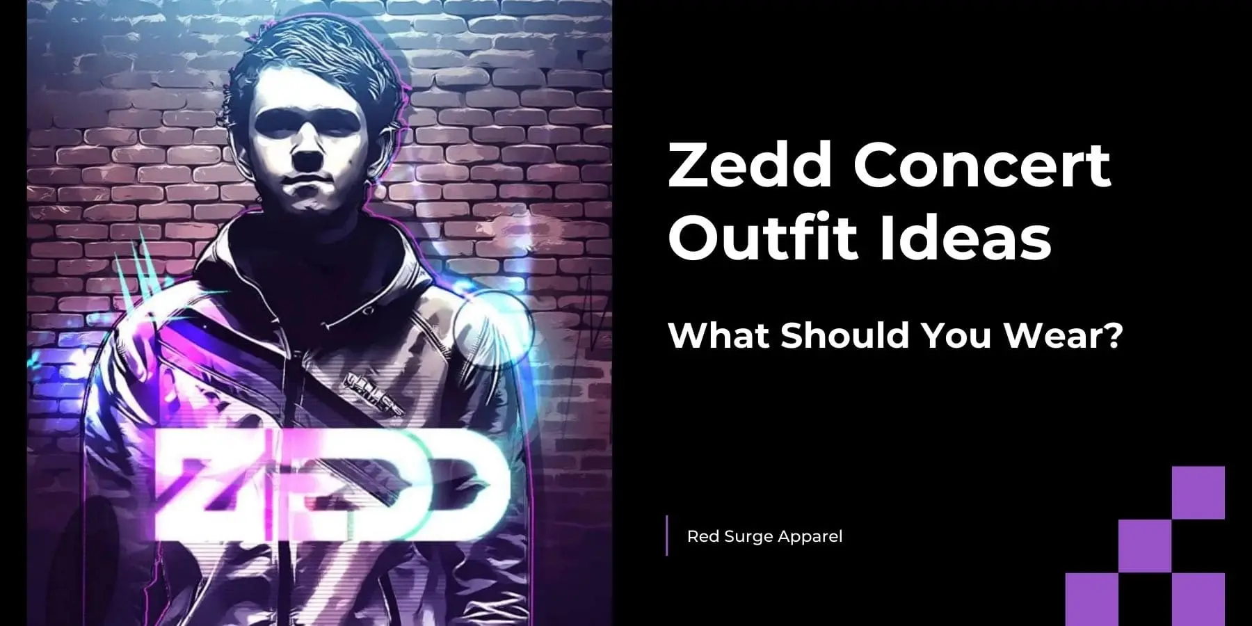 Zedd Concert Outfit - What Should You Wear? - Red Surge Apparel